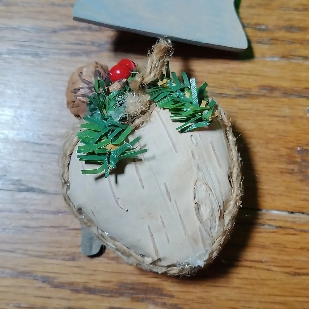 Bear Crossing Christmas Ornament